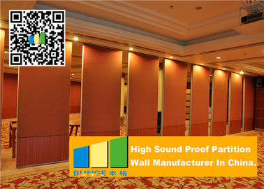 Folding Acoustic Movable Partition Walls , Banquet Room Moving Partition Wall