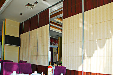 Decorative Folding Wooden Soundproof Partition Wall Opening Style