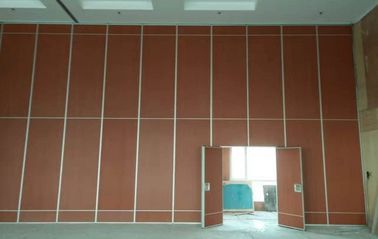 กำแพงกั้นแบบพับได้ Operable, อลูมิเนียมเฟรมเลื่อนภายใน Movable Room Divider Wall