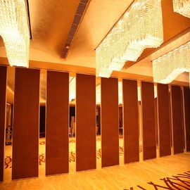 Acoustic Folding Partition Walls for Banquet Hall Decorative / Acoustic Room Dividers Partitions