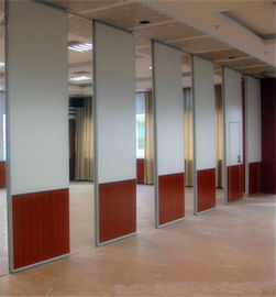 MDF เสร็จสิ้นอะคูสติก Movable Partition กำแพงห้อง / ห้องแบ่งภายในสำหรับร้านอาหาร