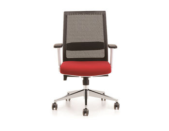 เก้าอี้สำนักงานตาข่ายหมุนปรับได้ห้องประชุมเลื่อนเก้าอี้ผู้บริหารด้านหลังสูง