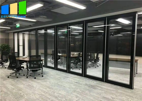 Ebunge Office glass modular partition อลูมิเนียมกรอบกระจกกั้นเสียงสำหรับห้องทำงาน