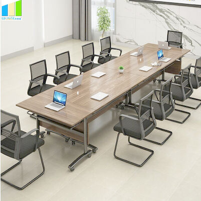 โต๊ะห้องฝึกประชุม Ebunge ท็อปโต๊ะโต๊ะประชุมที่วางซ้อนกันได้