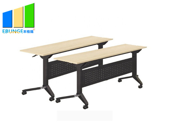 โต๊ะทำงานที่ทันสมัยโต๊ะประชุมพับไม้ที่เรียบง่ายโต๊ะเจรจาต่อรองพนักงาน