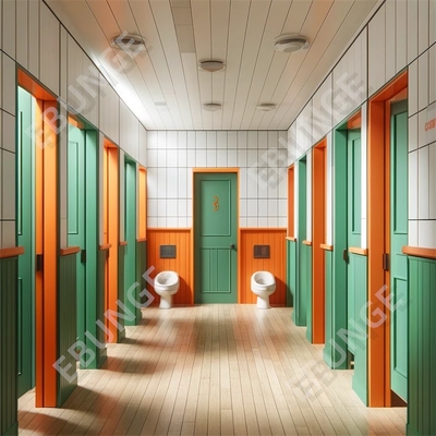ห้องน้ําลามินേറ്റ്ความดันสูง สําหรับความทนทานและทนต่อการกวาด