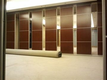 Folding Movable Wooden Partition Walls For Conference Room Top Hanging System