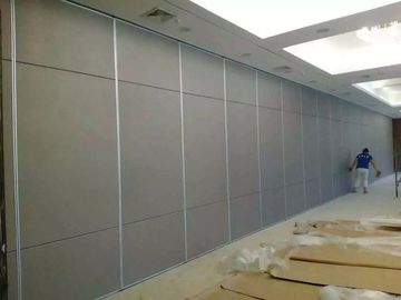 Aluminium Frame Top Hanging Roller Sliding Track Acoustic Partition Walls for Conference Room