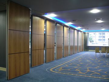 Commercial Movable Aluminum Office Sliding Partition Walls With Smooth Arc-Shaped Frame