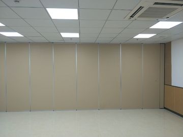 ห้องประชุมแบบพับเก็บได้หลายสีผนังห้องผนังประเภทของอลูมิเนียม