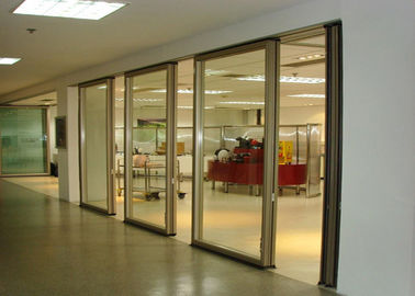 Office Folding Glass Block กำแพงแบ่งพาร์ติชัน 680/1230 กว้าง 2000/4500 Height